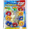 Worktoys ลูกข่าง 8 อัน พร้อมฐานจับดึง