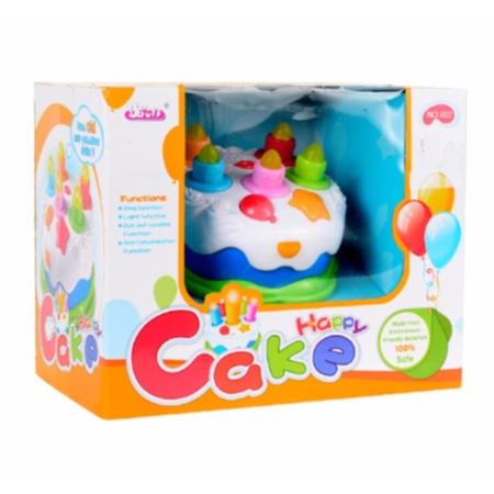 share ของเล่นเด็ก เค้กวันเกิด มีเสียงมีไฟ Baoli Happy Cake NO.602