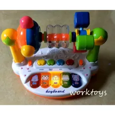 Worktoys ของเล่นเสริมพัฒนาการ ออร์แกน คีย์บอร์ด เปียโนอัจฉริยะ Intelligent Music Piano