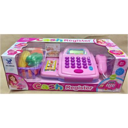 Worktoys ของเล่น เครื่องคิดเงิน แคชเชียร์ มีเสียง มีไฟ
