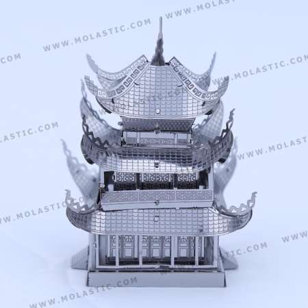 YueYang Tower 3D Metal Model Kit - โมเดลโลหะหอคอย YueYang