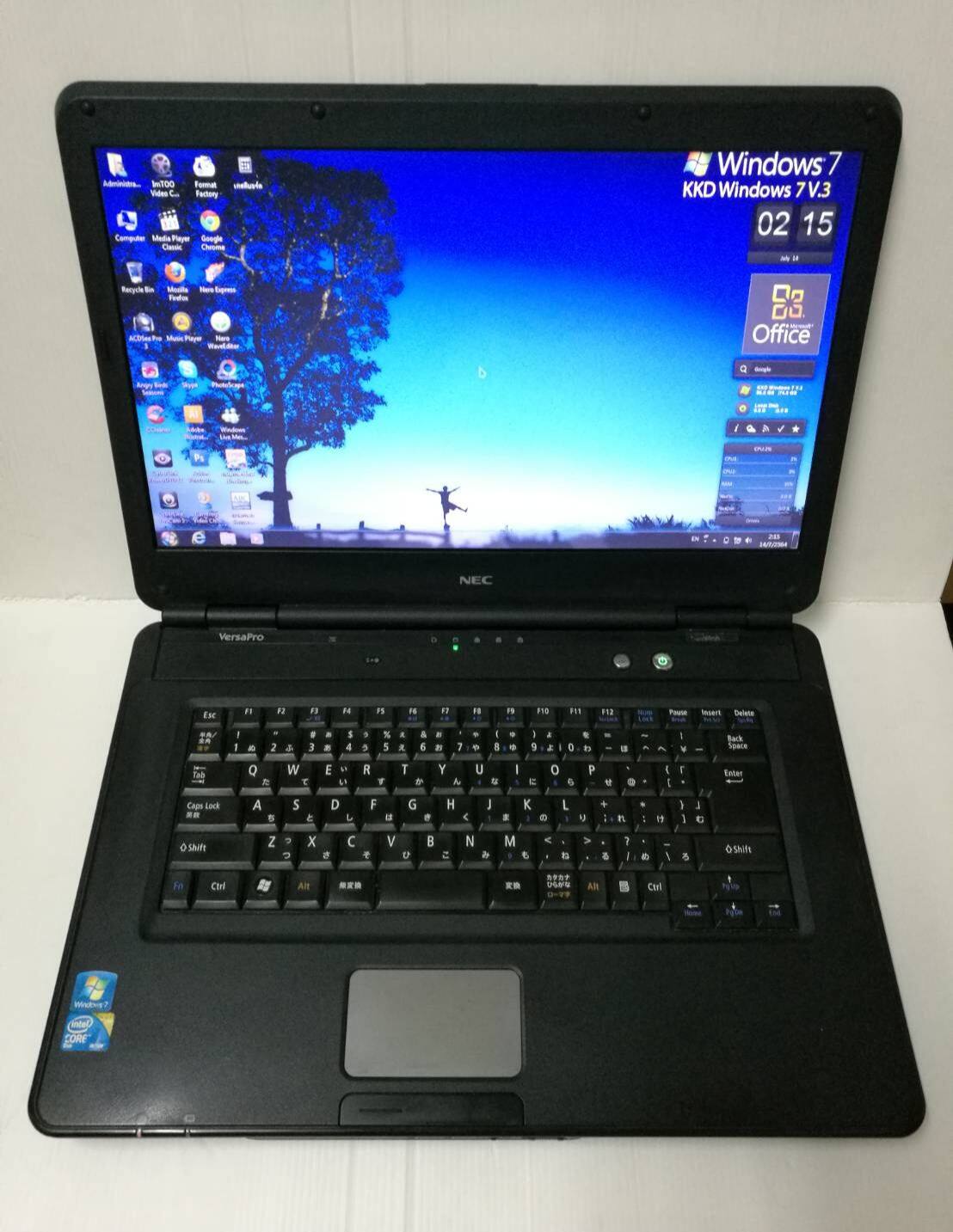 โน๊ตบุ๊ค Notebook NEC Core 2 Duo 2.53GHz(RAM:2GB/HDD:160GB) ขนาด15.6 นิ้ว(มีสีดำ/สีขาว)
