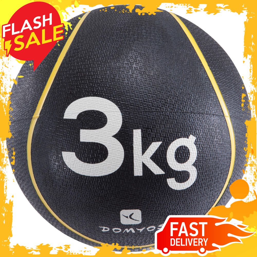⚡Sale⚡ ลูกบอลน้ำหนักน้ำหนัก 3 กก. เส้นผ่านศูนย์กลาง 22 ซม. รุ่น Weighted ToneBall โปรโมชั่น ส่งเร็ว!!!
