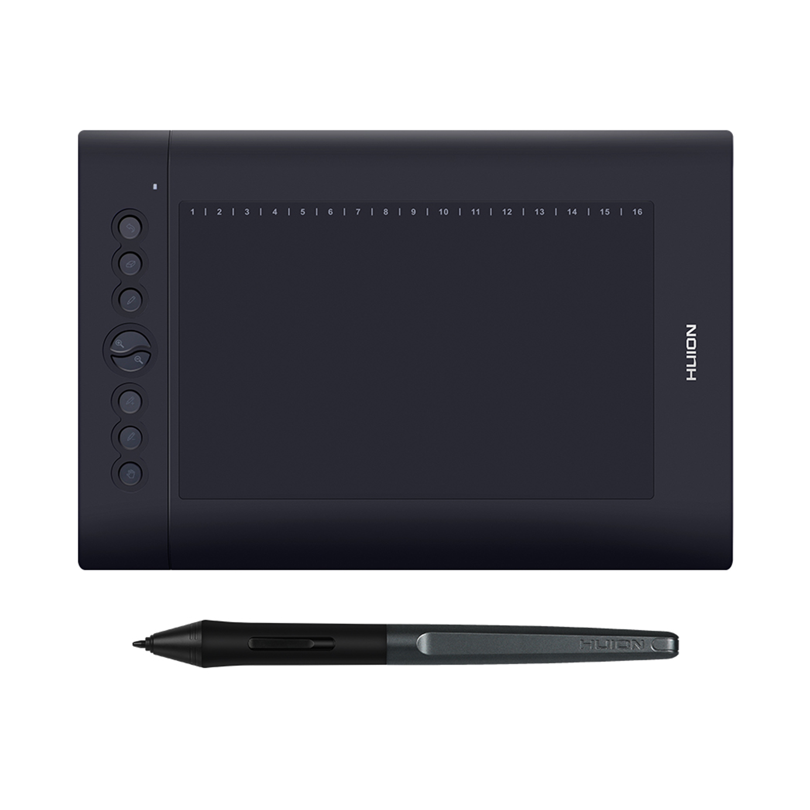 HUION H610 PRO V2แท็บเล็ตกราฟิกมืออาชีพวาดแท็บเล็ตดิจิตอลแบตเตอรี่ฟรีส
