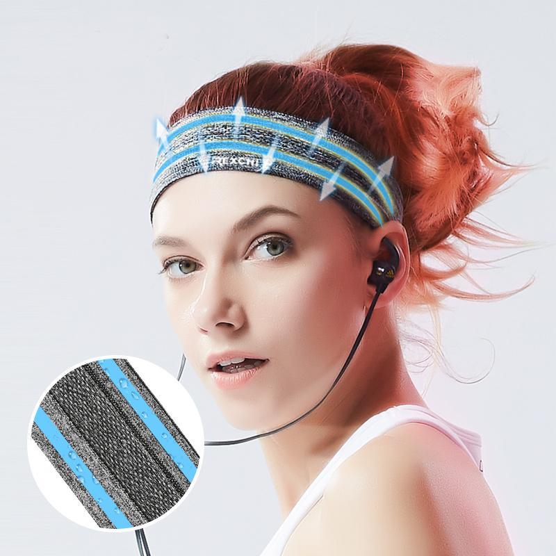 Sport Headband ผ้าคาดหัว ผ้าซับเหงื่อ รัดผม สำหรับออกกำลังกาย เนื้อผ้านุ่ม ยืดหยุ่น ออกแบบให้