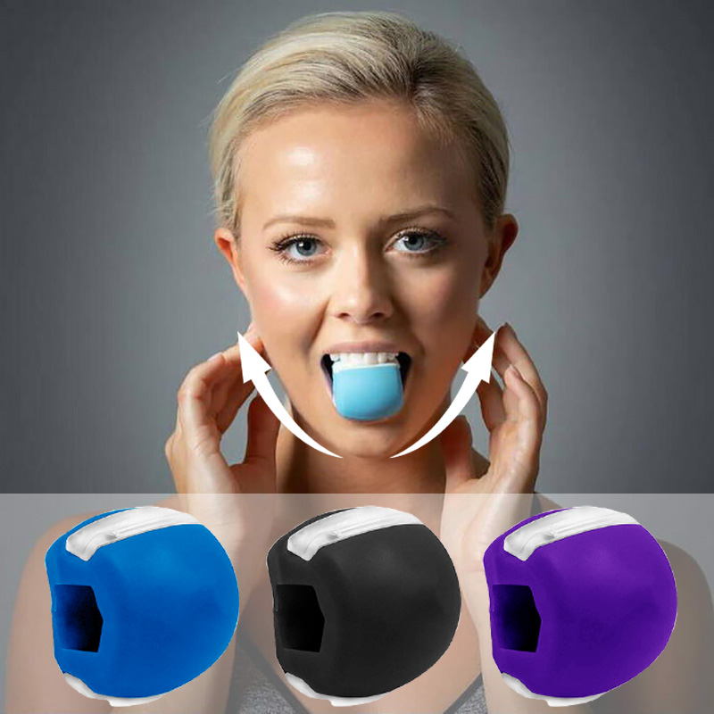 Jaw Exercise Ball Food grade Silica Gel JawLine Muscle Training Fitness 