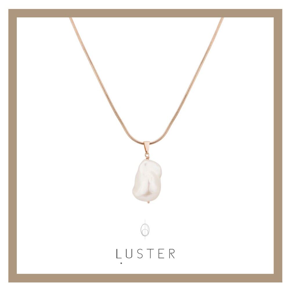 Luster Arina necklace สร้อยคอ มุก สร้อยคอมุกแท้ สร้อยเงินแท้ มุกธรรมชาติ เงิน เงินแท้ โรสโกลด์ เครื่องประดับ Jewelry สร้อยคอมินิมอล สร้อยแฟชั่น