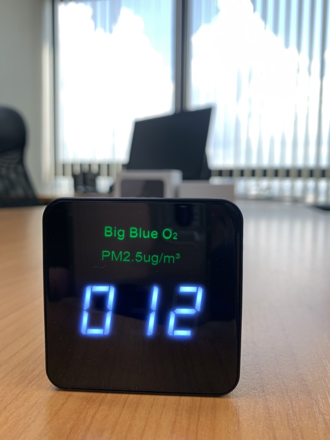 Big Blue O2 PM 2.5 detector เครื่องวัดค่าปริมาณฝุ่น PM 2.5 ตรวจจับ ...