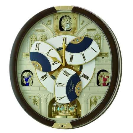 veladeedee.com นาฬิกาแขวน SEIKO เสียงดนตรี Hi-Fi หน้าปัดที่เคลื่อนไหวตามจังหวะดนตรี รุ่น QXM371B