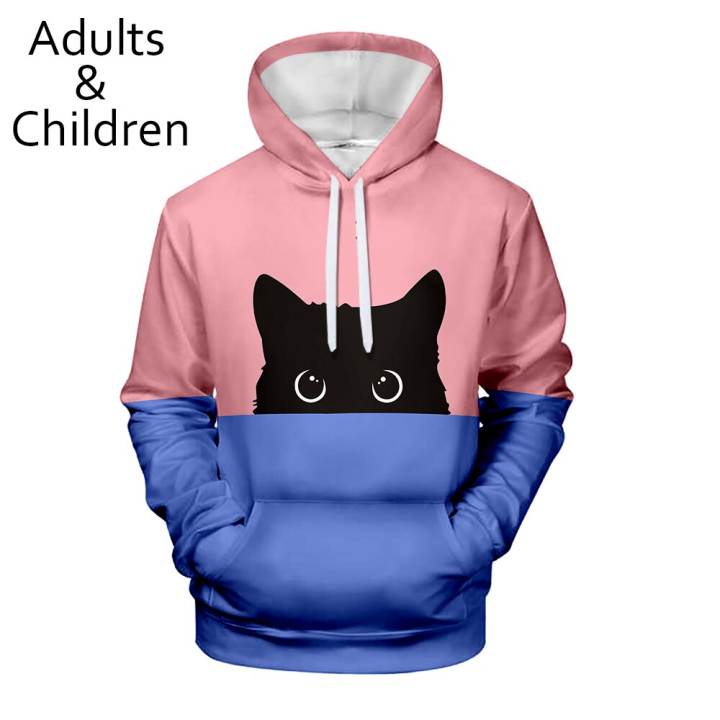 3d cat hoodie