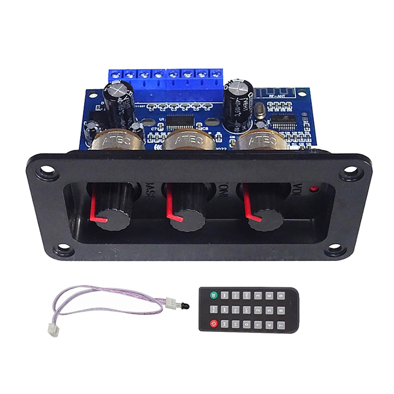 2.1 Channel Digital Power Amplifier Board with Remote Control 2x25W+50W