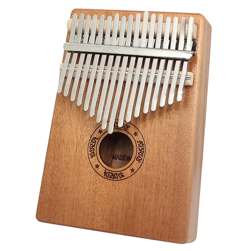 Kalimba Thumb Piano 17 Keys Mahogany Wooden Finger Percussion for Music Lover Beginners Children Malaysia