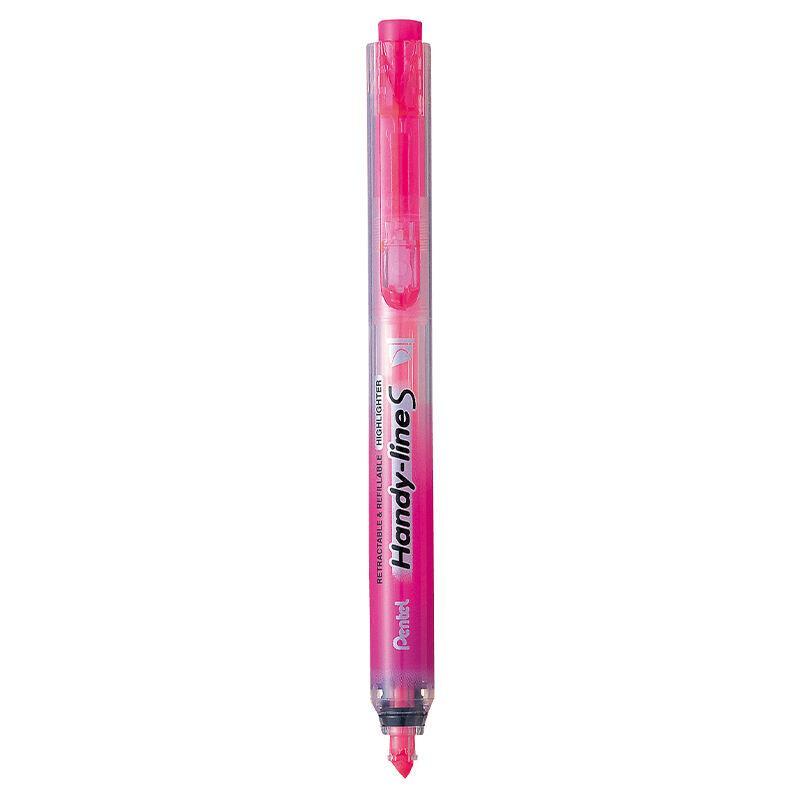 Electro48 เพนเทล ปากกาเน้นข้อความแบบกด Handy-line S สีชมพู