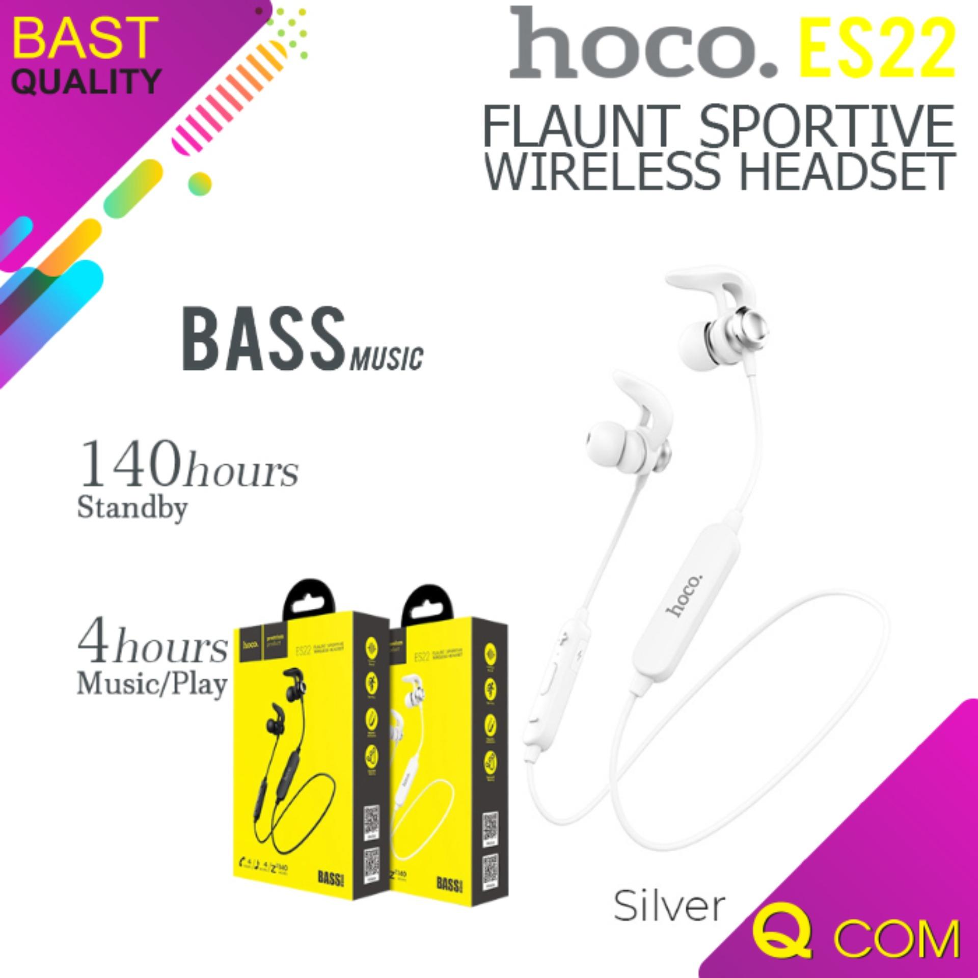 hoco. ES22 Flaunt Wireless headset sportive earphones with mic หูฟังกีฬาไร้สาย V4.2 พร้อมmic