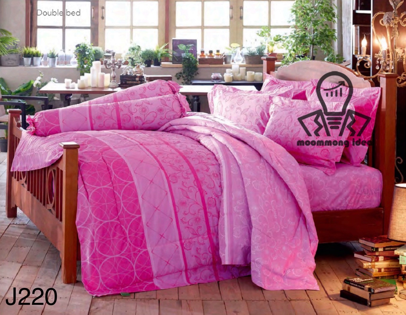 JESSICA ชุดผ้าปูที่นอน 6 ฟุต (ไม่รวมผ้านวม) Cotton 100% พิมพ์ลาย ...