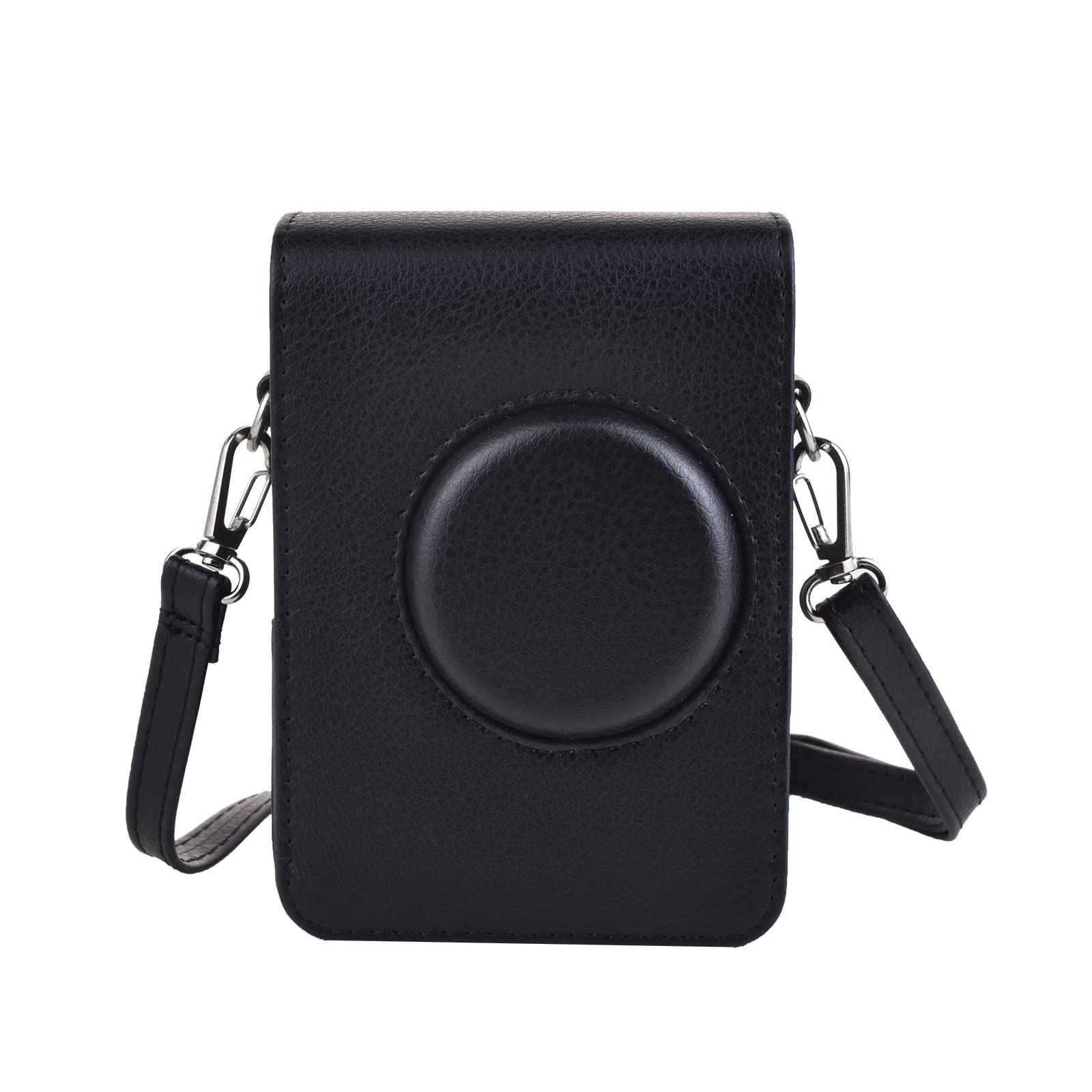 Coque Instax Mini Evo MUZIRI KINOKOO Mini Evo Camera Case Clear Compatible pour Fuji Instax Mini Evo Camera avec Bandoulière Réglable Transparent 