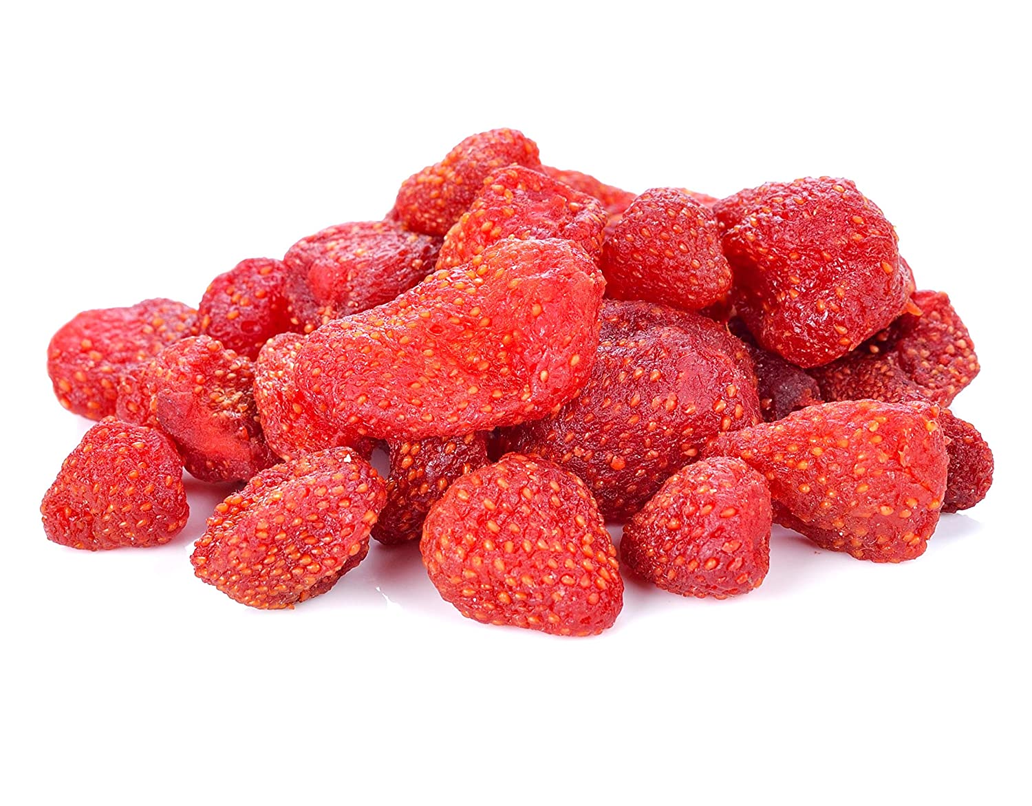 สตรอเบอรี่อบแห้ง (ถุง500กรัม) สะอาด เปรี้ยวหวาน อร่อย /สตอเบอรี่อบแห้ง ผลไม้อบแห้ง /Dried Strawberries -500gram bag