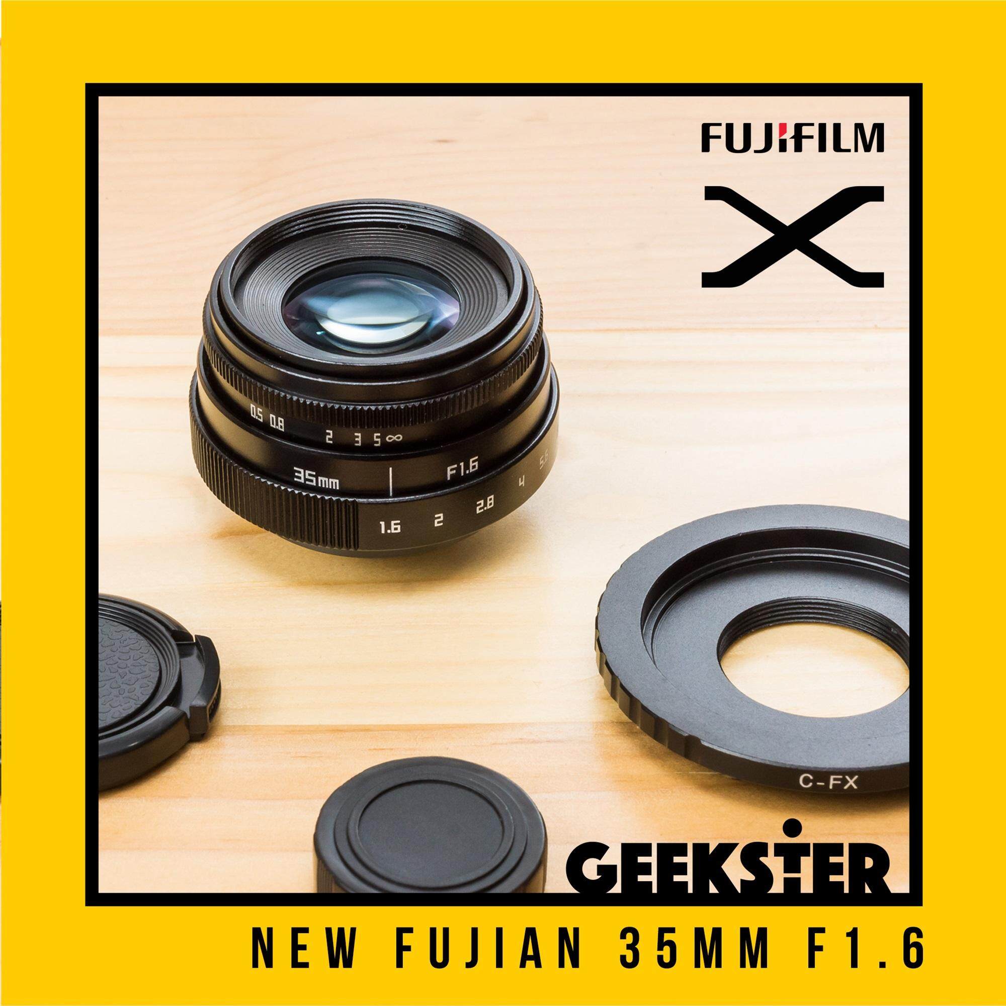 New Fujian 35 Mm F1.6 ✨สำหรับ Fuji ( เลนส์หลังละลาย ) ( เลนส์มือหมุน ) ( เลนส์ หน้าชัดหลังเบลอ ) ( สำหรับ กล้อง ฟูจิ ) ( เมาท์ Fx ) ( X Mount ) ( 35mm 1.6 ) ( Geekster ). 
