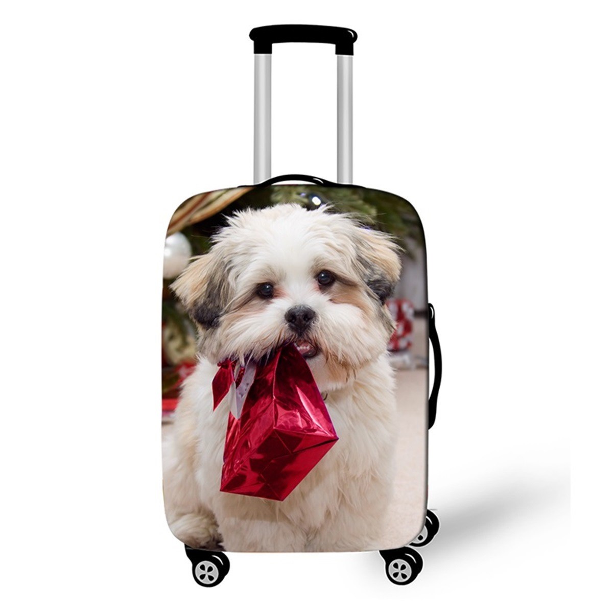 OCTTO[หมาของขวัญ]ผ้าคลุมกระเป๋าเดินทาง ผ้ายืดคลุมกระเป๋าเดินทาง ผ้าสเปนเด็ก ผ้าคลุมกระเป๋าเดินทางล้อลาก Luggage Cover