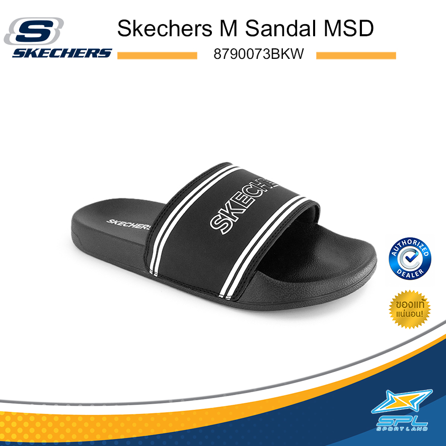 Skechers รองเท้าแตะ MEN Sandal MSD 8790073NVY / 8790073BKW (790)
