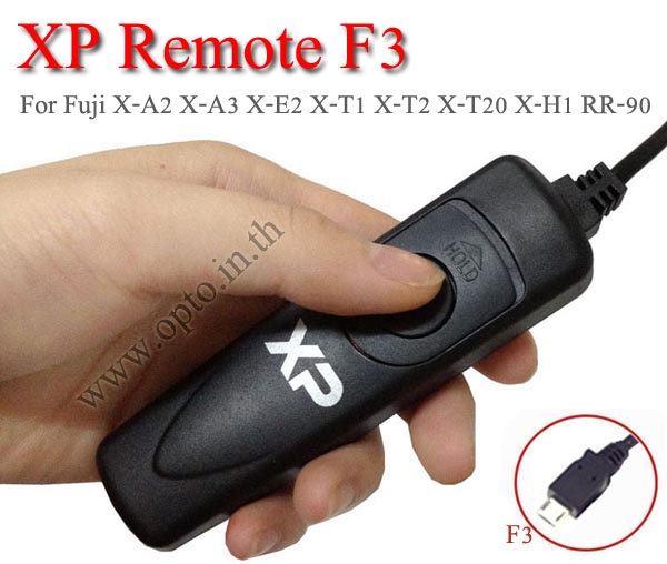 XP F3 สายลั่นชัตเตอร์ รีโมท RR-90 Wired Remote For Fuji X-A2 X-A3 X-E2 X-T1 X-T2 X-T20 X-H1