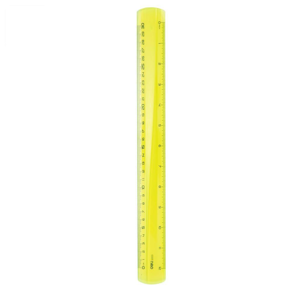 Home office Ruler 30 cm ไม้บรรทัดแฟนซี 30 CM ( คละสี ) 1 ชิ้น G00302