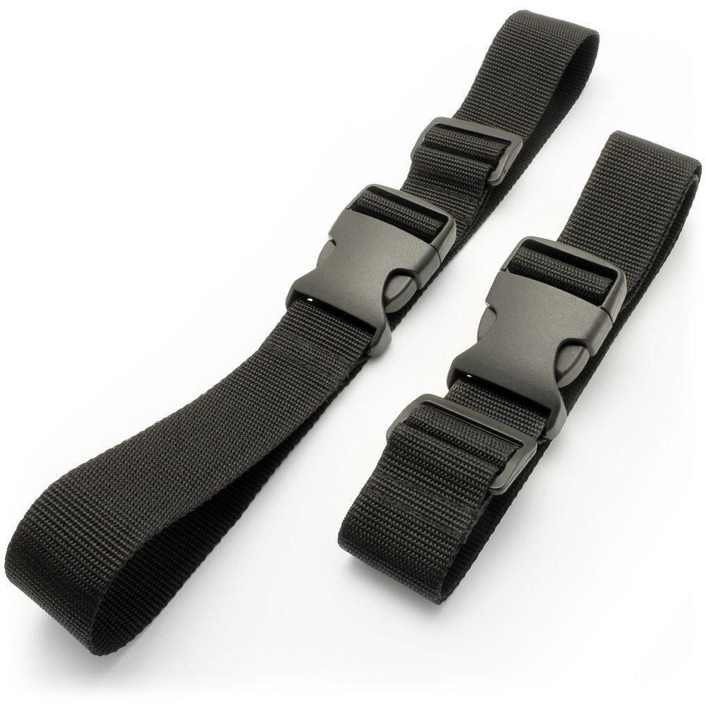 Black Small Travel Luggage Straps Short Adjustable Suitcase Buckle H ...