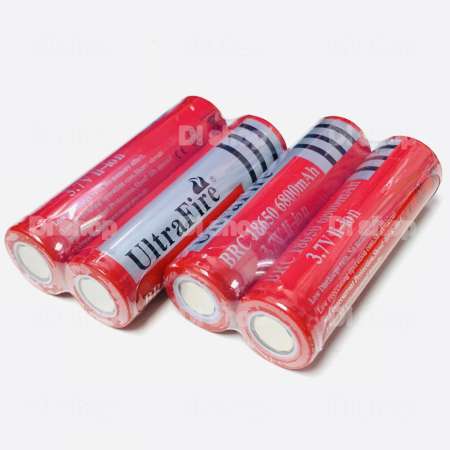 Di shop ถ่านชาร์จ Li-ion 18650 UltraFire 3.7V ความจุ 9800mAh (4ก้อน) Di shop ถ่านชาร์จ Li-ion 18650 UltraFire 3.7V ความจุ 9800mAh (4ก้อน)