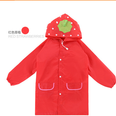 LIZARD Children's Raincoat 5 Colors Cartoon Animal Pattern Children's Rainwear Children's Waterproof Raincoat Raincoat Waterproof Suit for Boys and Girls