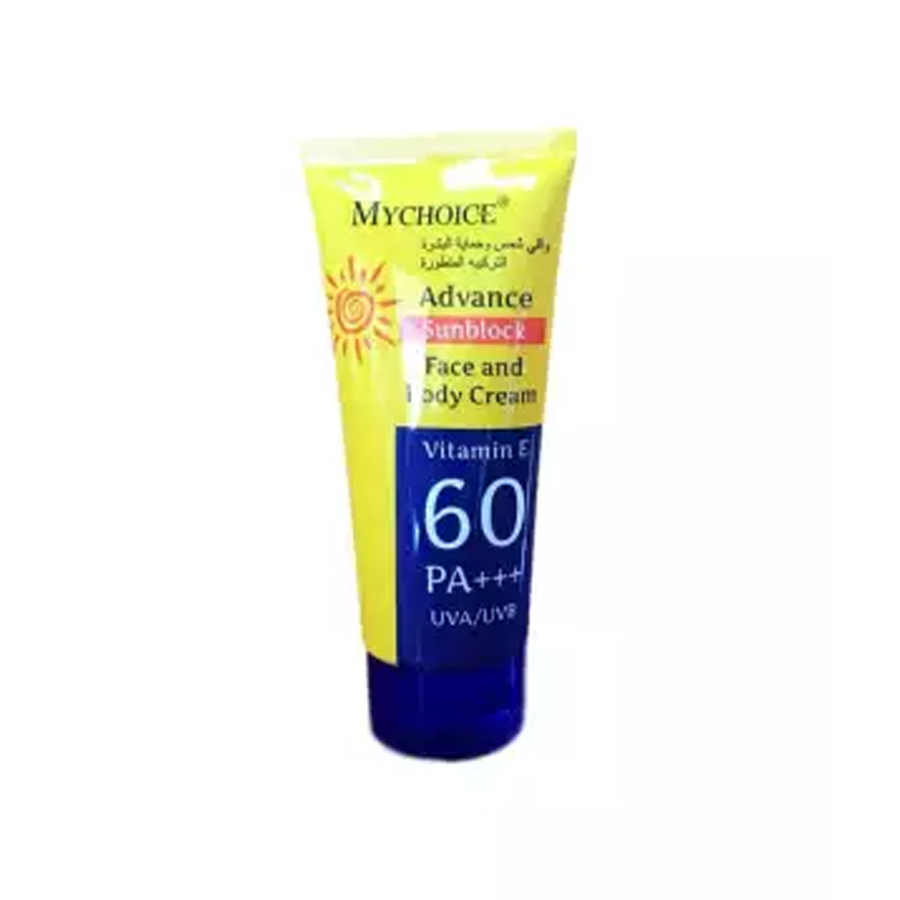 โลชั่นกันแดด My Choice​ Spf 60+++ขนาด​ 150 กรัม (1 หลอด )