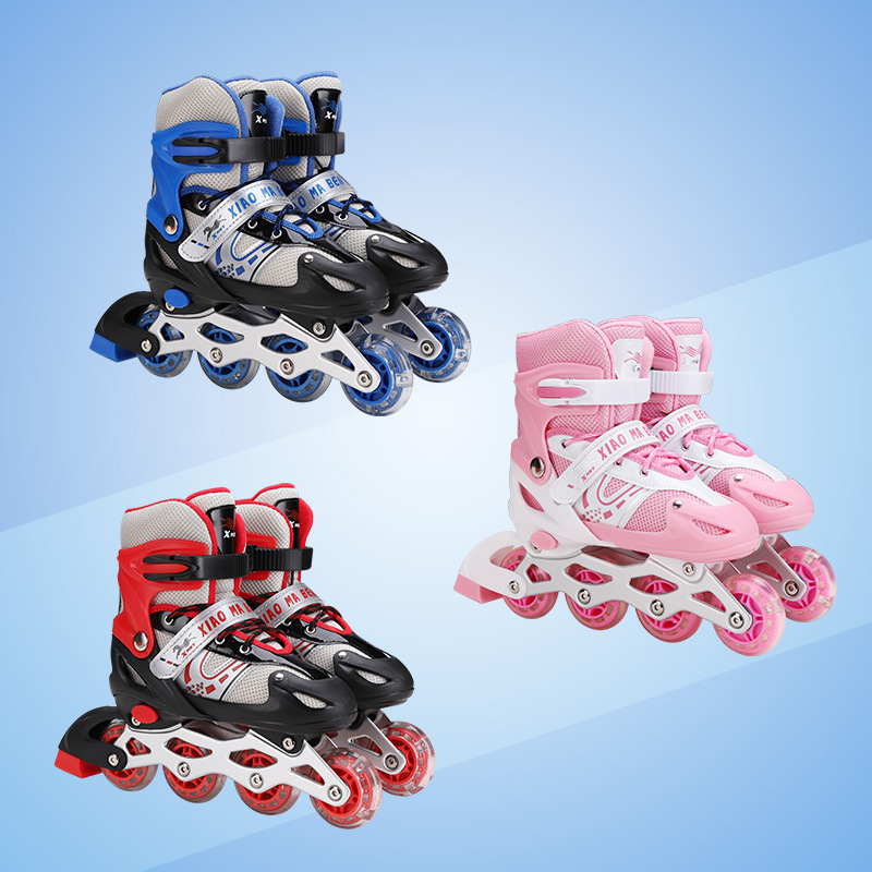 รองเท้าสเก็ต โรลเลอร์เบลด Roller Blade Skate รองเท้าสเก็ต โรลเลอร์เบลดสำหรับเด็กชายและเด็กหญิง ล้อมีไฟเวลาวิ่ง