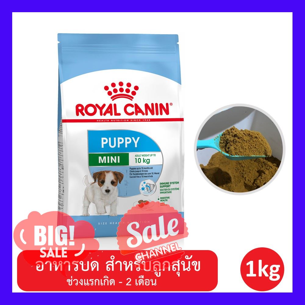 SALE !!ราคาสุดพิเศษ ## [อาหารบด]Royal Canin Mini Puppy อาหารลูกสุนัข 1 กิโลกรัม ##สัตว์เลี้ยงและอุปกรณ์สัตว์เลี้ยง