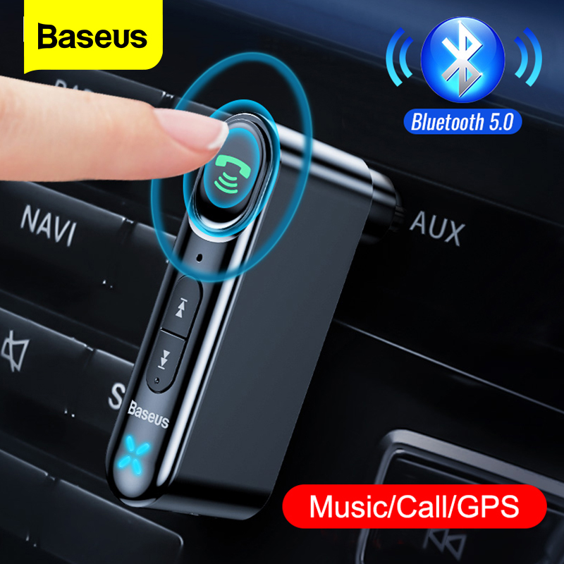 Baseus อะแดปเตอร์รับสัญญาณบลูทูธ รุ่น BSBA-02 AUX Wireless Audio ...