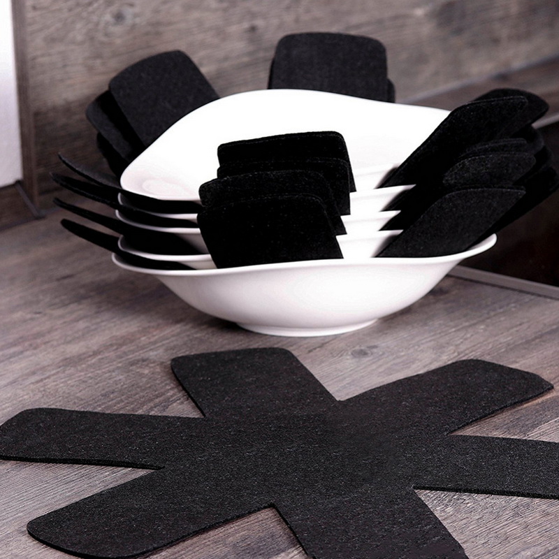 1/5/8/24pcs Pot Pan Nonwoven Protectors Prevent Pot Pads Protect