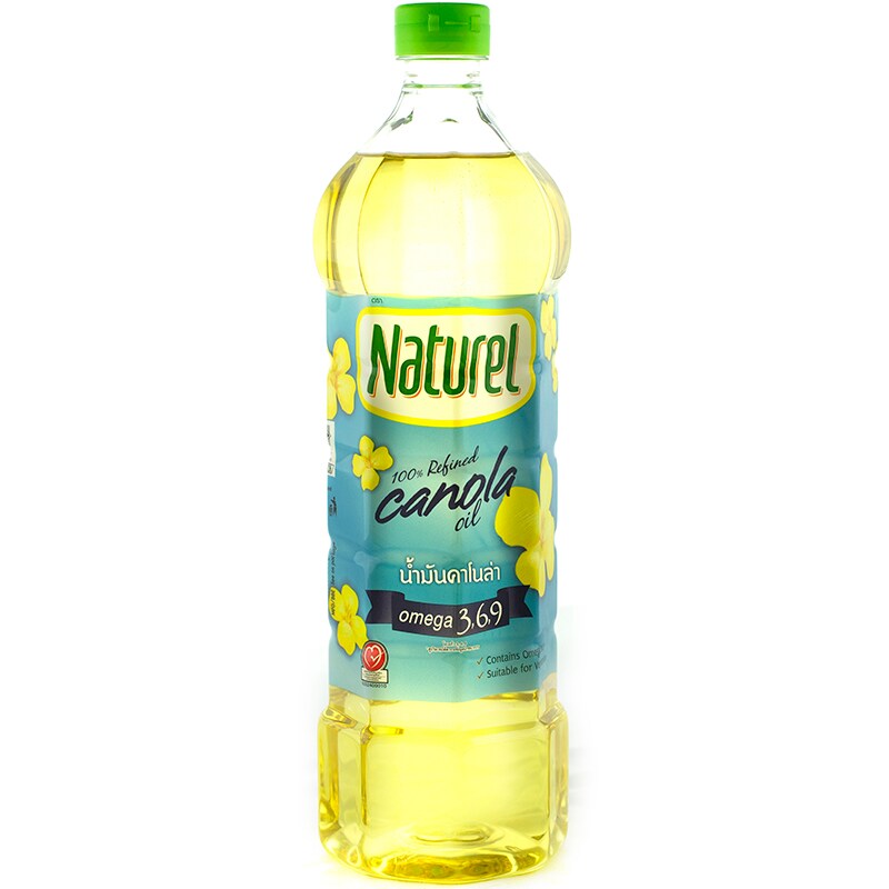 Naturel Refined Canola oil น้ำมันคาโนล่า 100%