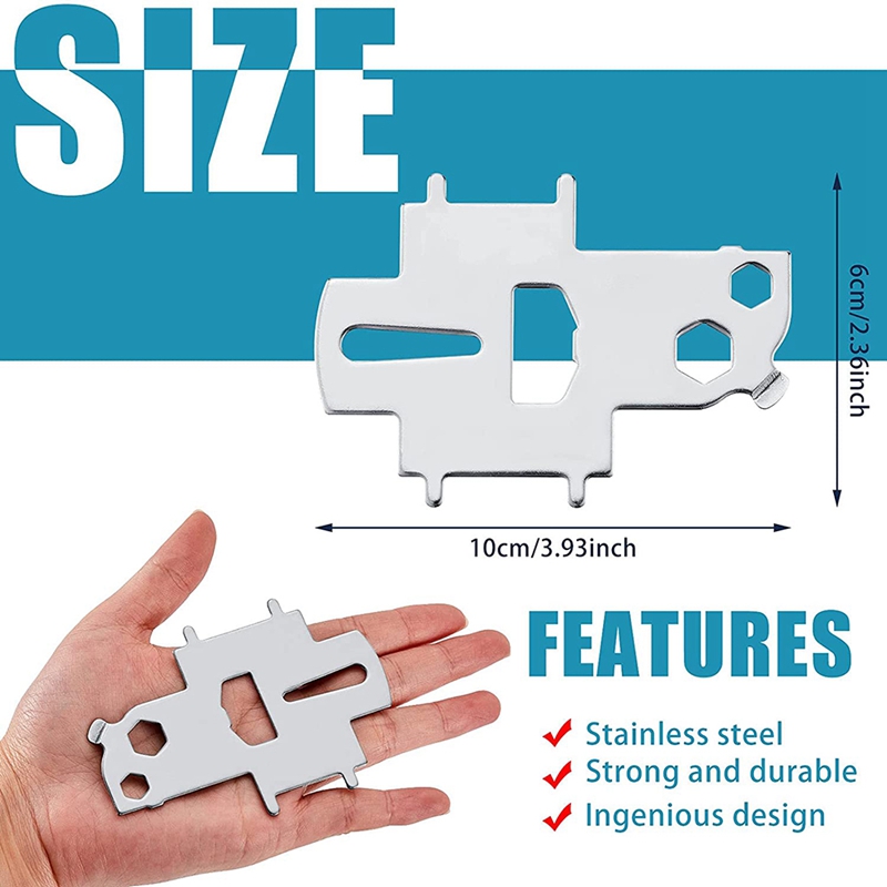 2 Pieces Deck Plate Key Fuel Key Plate Deck Tool Key Stainless Steel