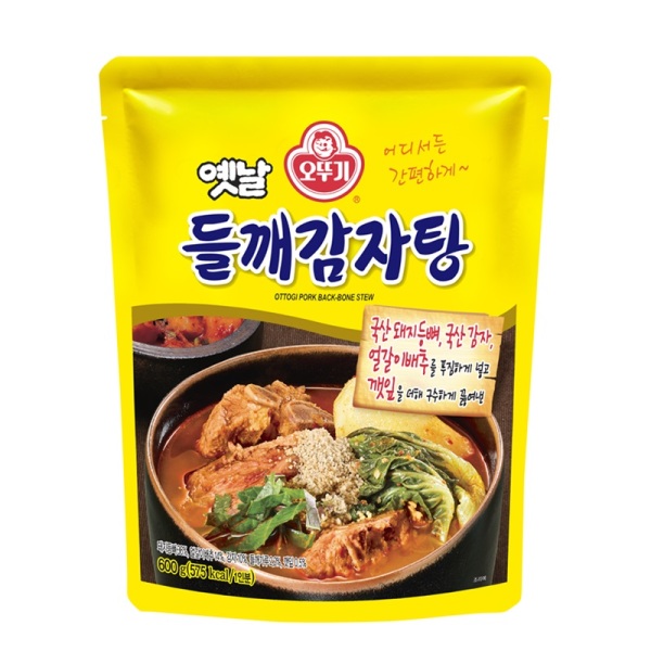 [Original] 옛날들깨감자탕 Ottogi Pork Back Bone Stew (ซุปกระดูกหมูสำเร็จรูป) 600g