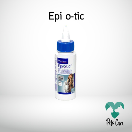 Virbac Epi-otic น้ำยาเช็ดทำความสะอาดหูสุนัขและแมว ขนาด 125ml