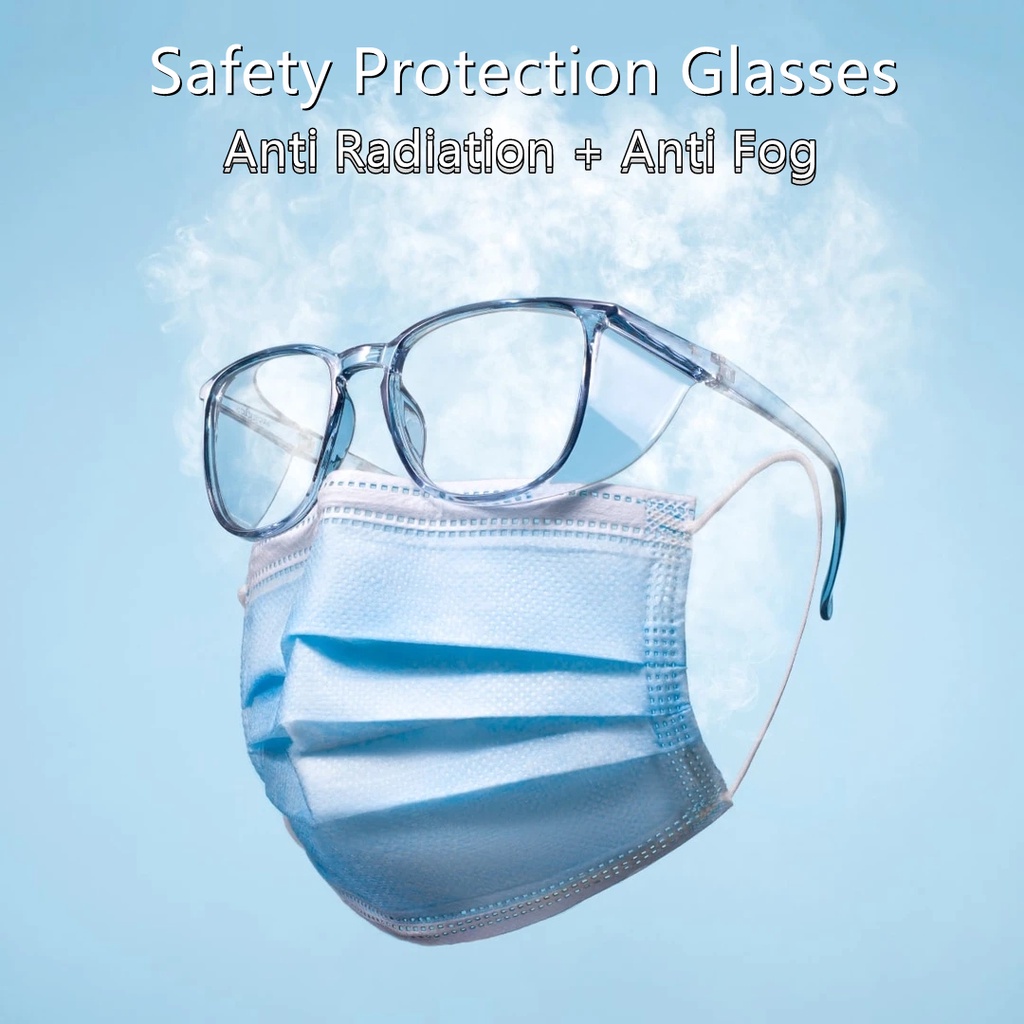 Anti Radiation Safety Glasses Anti Fog Goggles Protective Glasses Side
