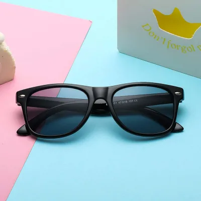 TANFU Eyewear Kids Unisex Women Retro Shades Polarized Sunglass Square Glasses Sun Glasses