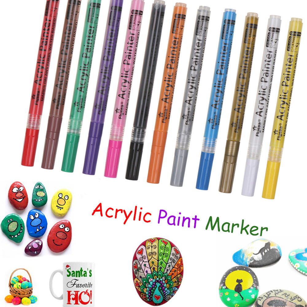 Painting Water-based Graffiti Marker Acrylic Paint Watercolor Pen Hand Painted