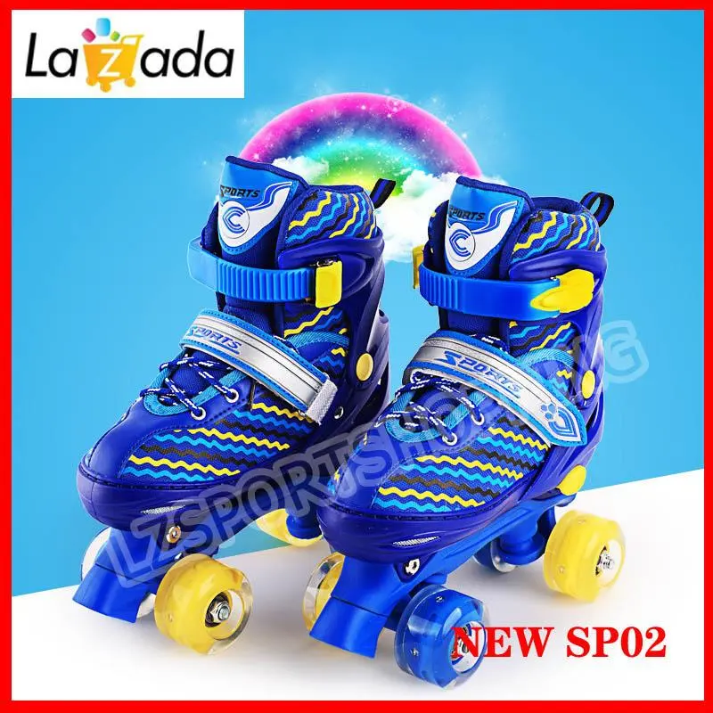 NEW โรลเลอร์สเกตสองแถว รองเท้าสเก็ต โรลเลอร์เบลด Roller Blade Skate รุ่น SP02