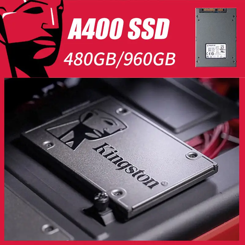 ภาพสินค้าKingston SSD โซลิดสเตทไดรฟ์/SSD A400 SATA 3.0 2.5inch-120GB/240GB/480GB/960GB ฮาร์ดไดรฟ์ภายในประกัน 3 ปี จากร้าน Hayon บน Lazada ภาพที่ 2