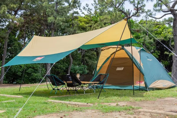 Coleman XP HEXA TARP MDX#ทาร์ปขนาดใหญ่ เสา 6ต้น**อุปกรณ์