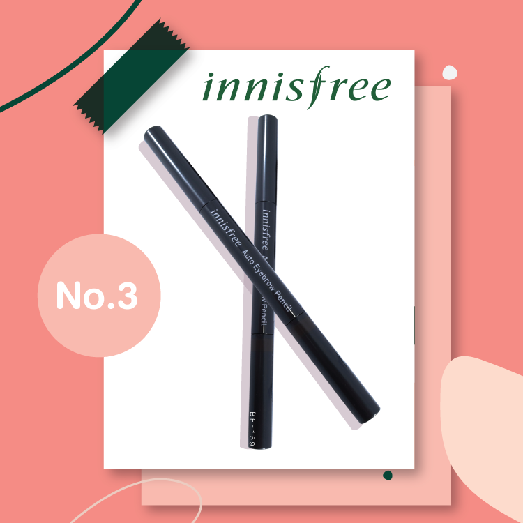 ⭐แพ็กเกจใหม่ ⭐ของแท้100% Innisfree Auto Eyebrow Pencil 0.3g BFF159 ดินสอเขียนคิ้วแบบหมุนออโต้อินนีสฟรี ดินสอเขียนคิ้ว  ชื่อสี ์No.3