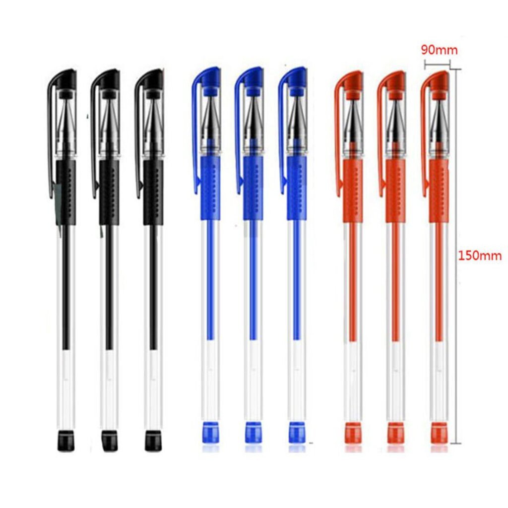 (ราคาต่อด้าม) พร้อมส่ง ร้านค้าไทย!! ปากกาหมึกเจล มี 3 สีให้เลือก 0.5mm หัวเข็ม ราคาถูกมาก