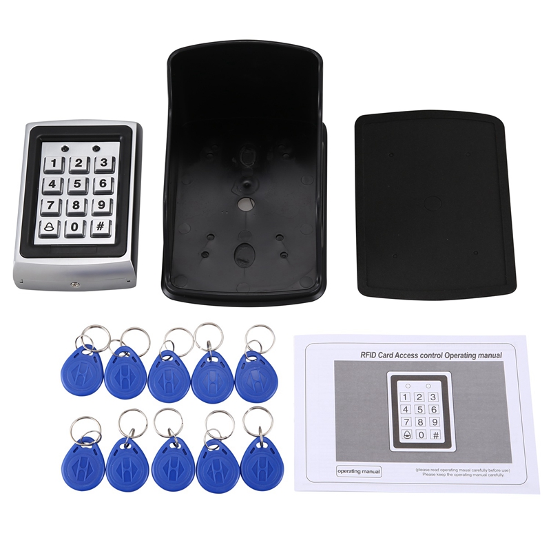Waterproof Metal RFID Access Control Keypad Password Card Reader Keypad ...