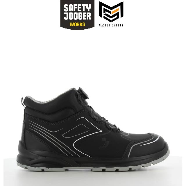 Safety Jogger รุ่น CADOR S3 MID TLS รองเท้าเซฟตี้หุ้มข้อที่ไม่มีเชือก