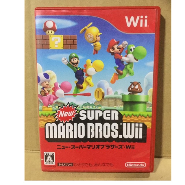 สินค้าขายดี [Wii] New Super Mario Bros (Japan) แผ่นแท้ จอยเกมส์ แผ่นเกมส์ จอยปืน nintendo