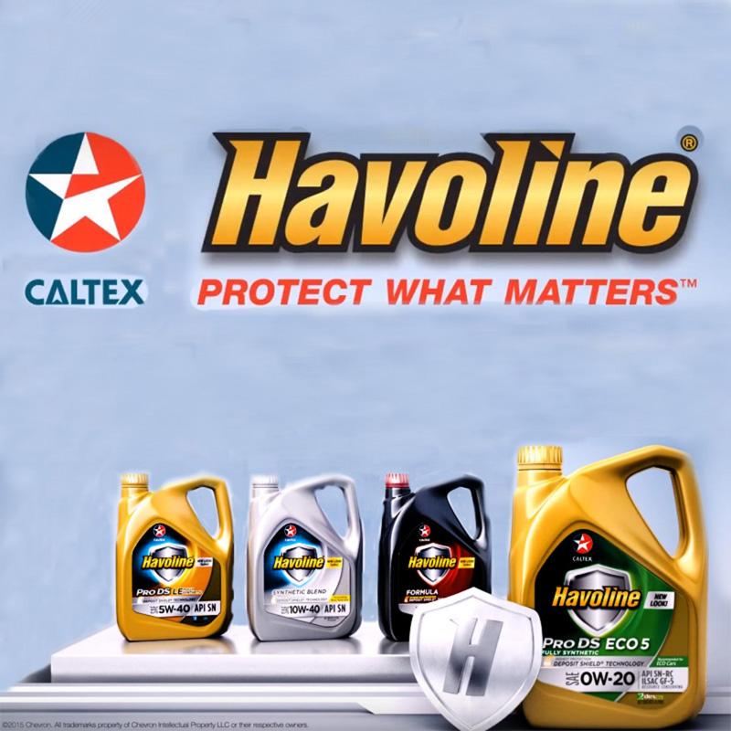 CALTEX น้ำมันเครื่อง Havoline Synthetic Blend - Gas (กึ่งสังเคราะห์) 10W-40 สำหรับรถแก๊ส ขนาด 4+1 ลิตร น้ำมัน รถยนต์ รถแก๊ส แก๊ส น้ำมันหล่อลื่น